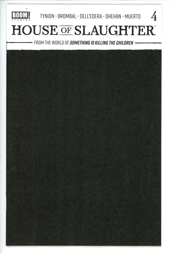 House of Slaughter 4 Blank Variant (2022)