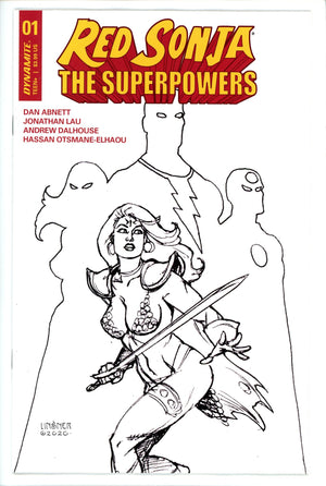 Red Sonja the Superpowers 1 Linsner Variant