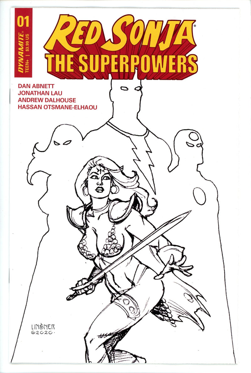 Red Sonja the Superpowers 1 Linsner Variant-Dynamite-CaptCan Comics Inc