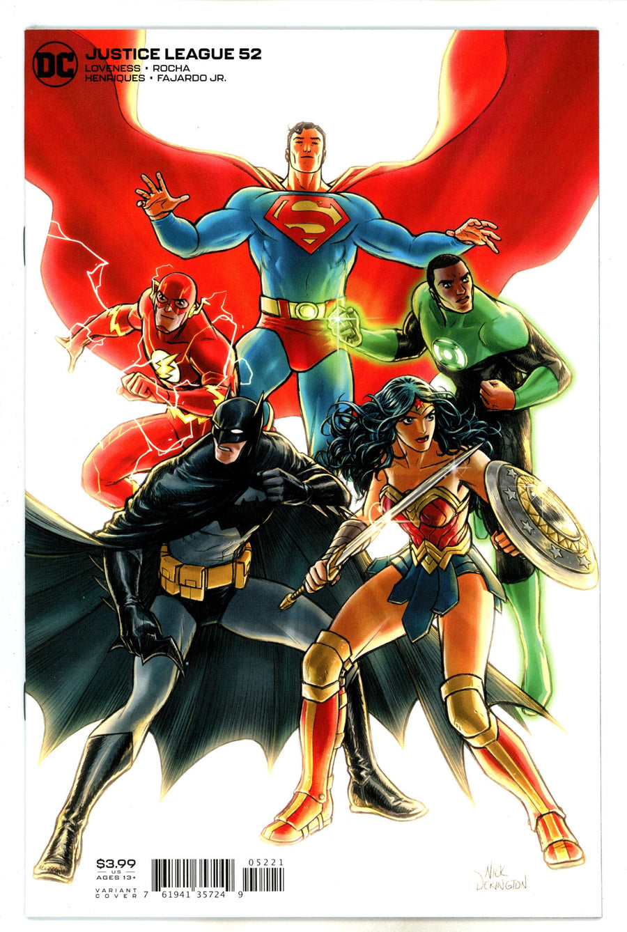Justice League Vol 3 52 Darington Variant