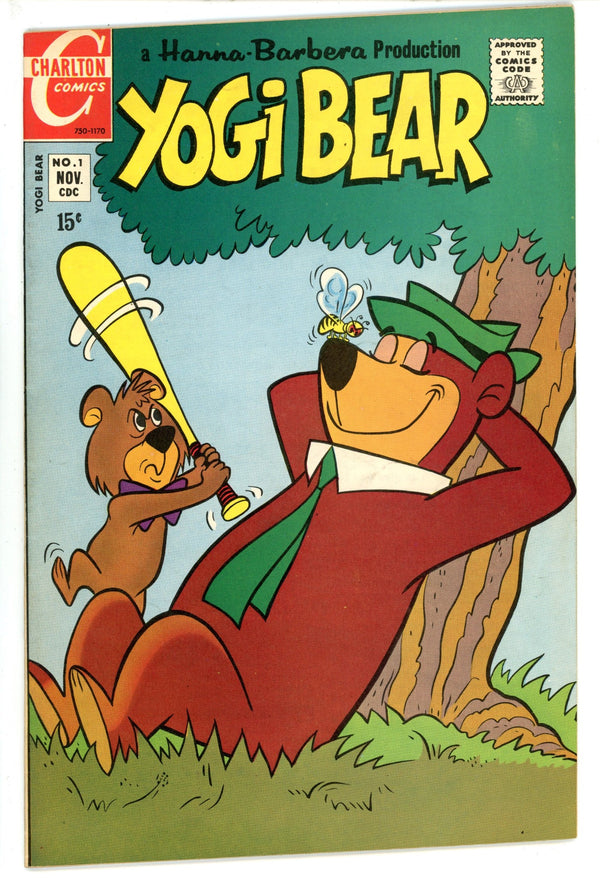 Yogi Bear 1 Miscut FN+ (1970)
