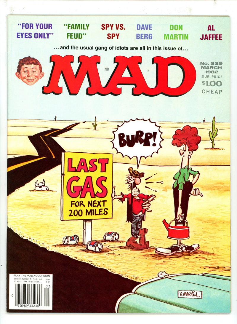 Mad 229 Canadian Price Variant NM- (1982)