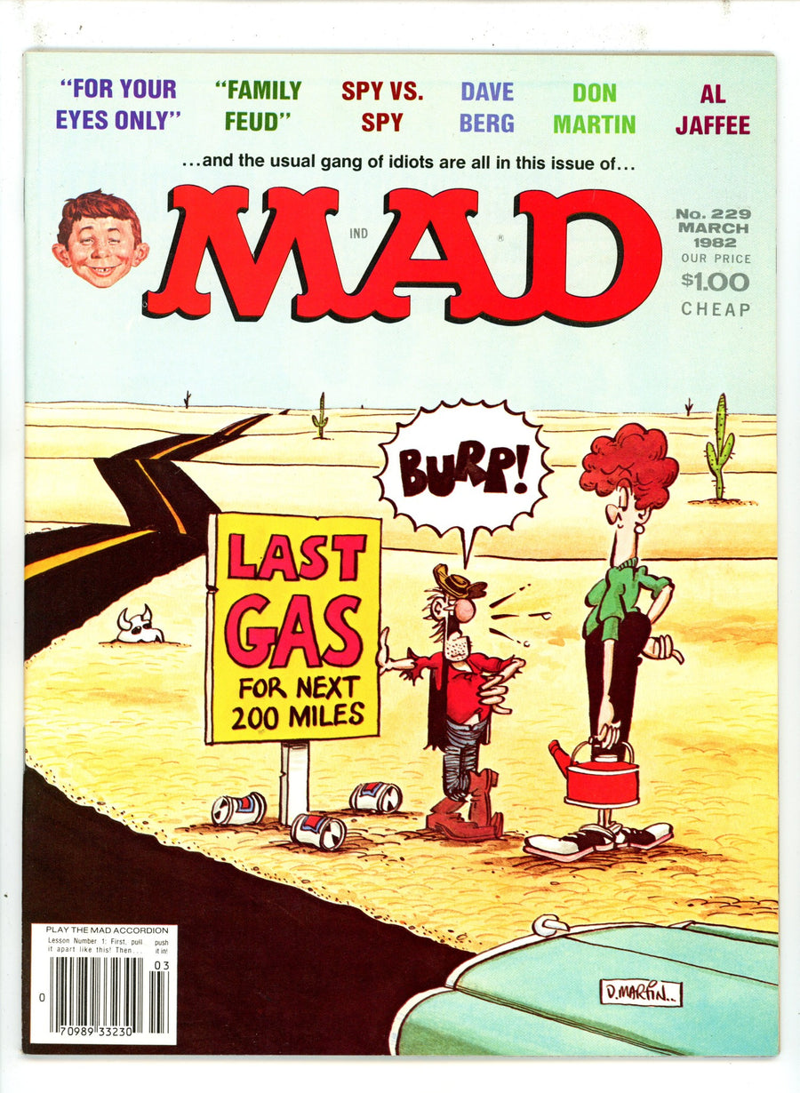 Mad 229 Canadian Price Variant NM- (1982)