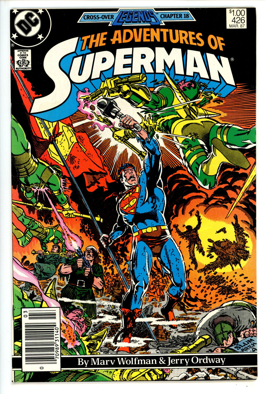 Adventures of Superman 426 Canadian FN/VF