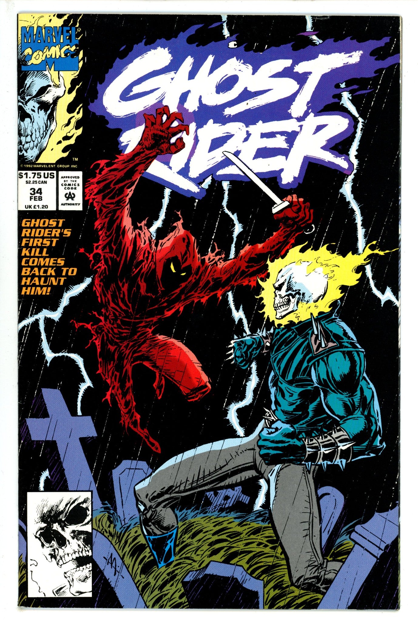 Ghost Rider Vol 2 34 (1992)
