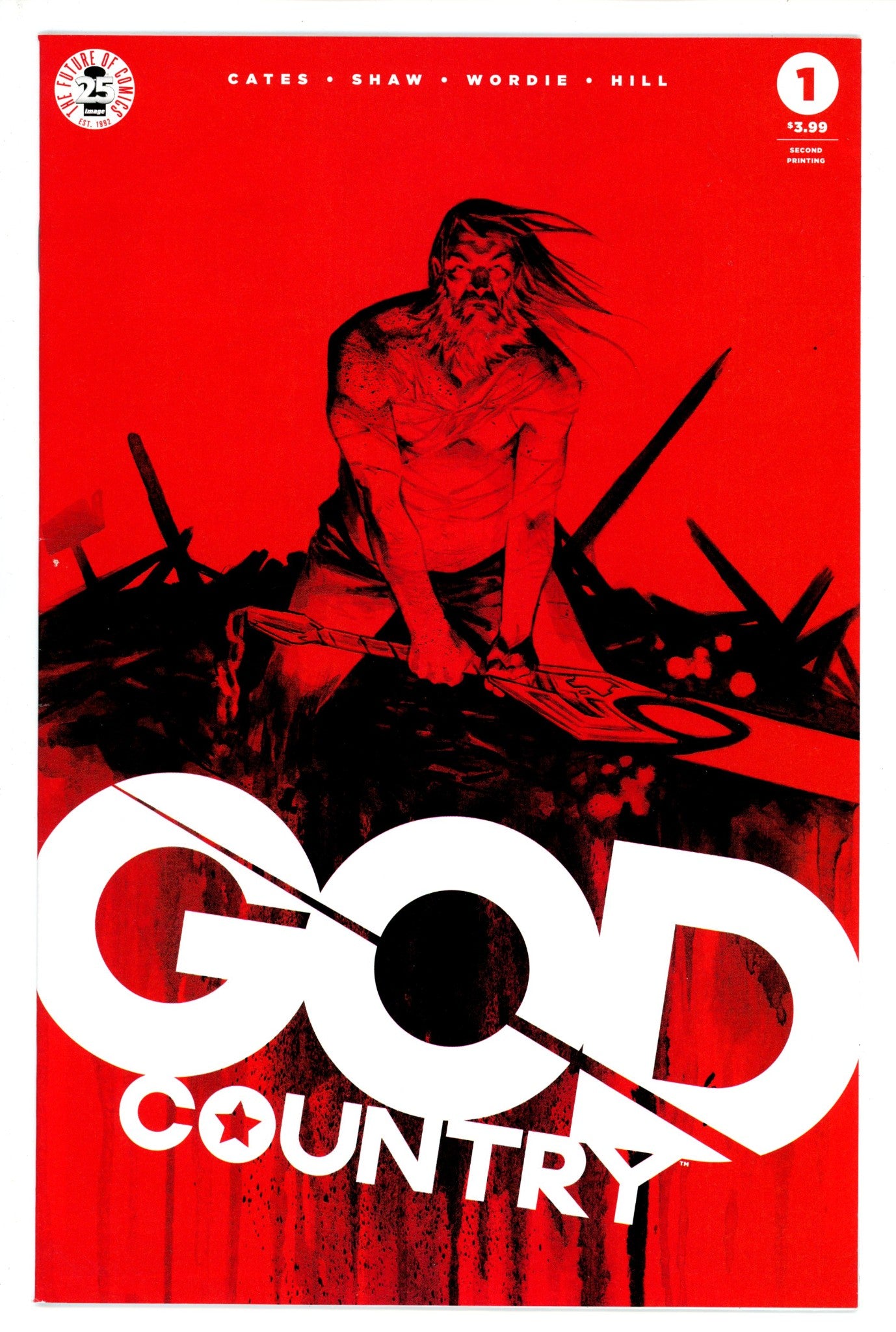 God Country 1 2nd Print NM-