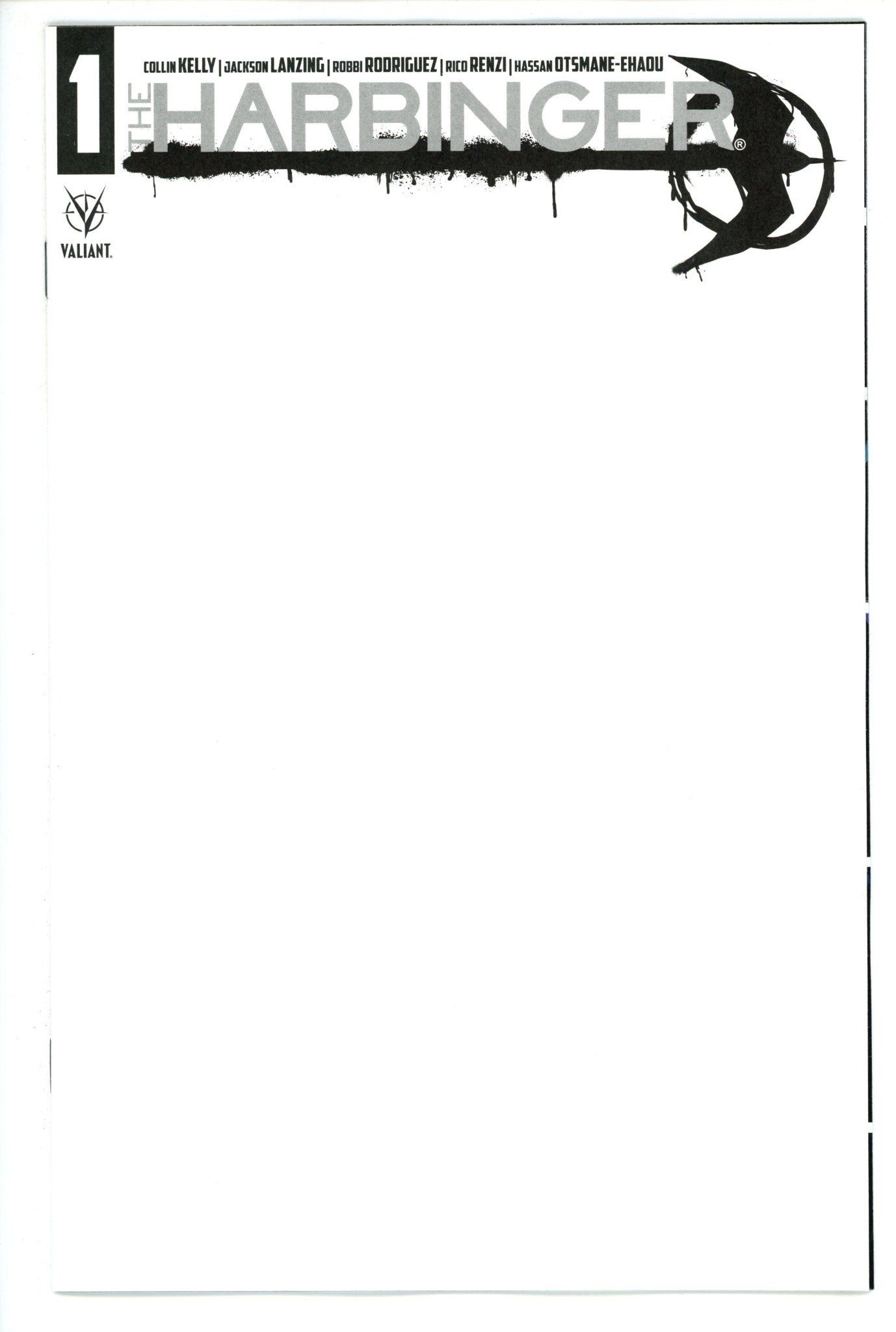 Harbinger Vol 3 1 Blank Variant (2021)