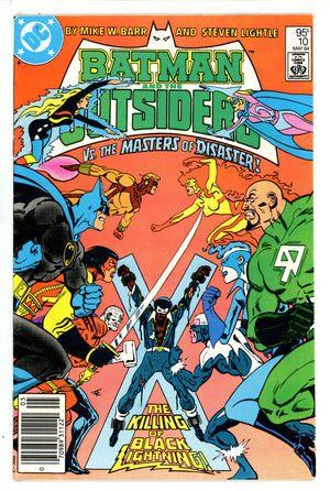Batman and the Outsiders Vol 1 10 Canadian Price Variant VF- (1984)