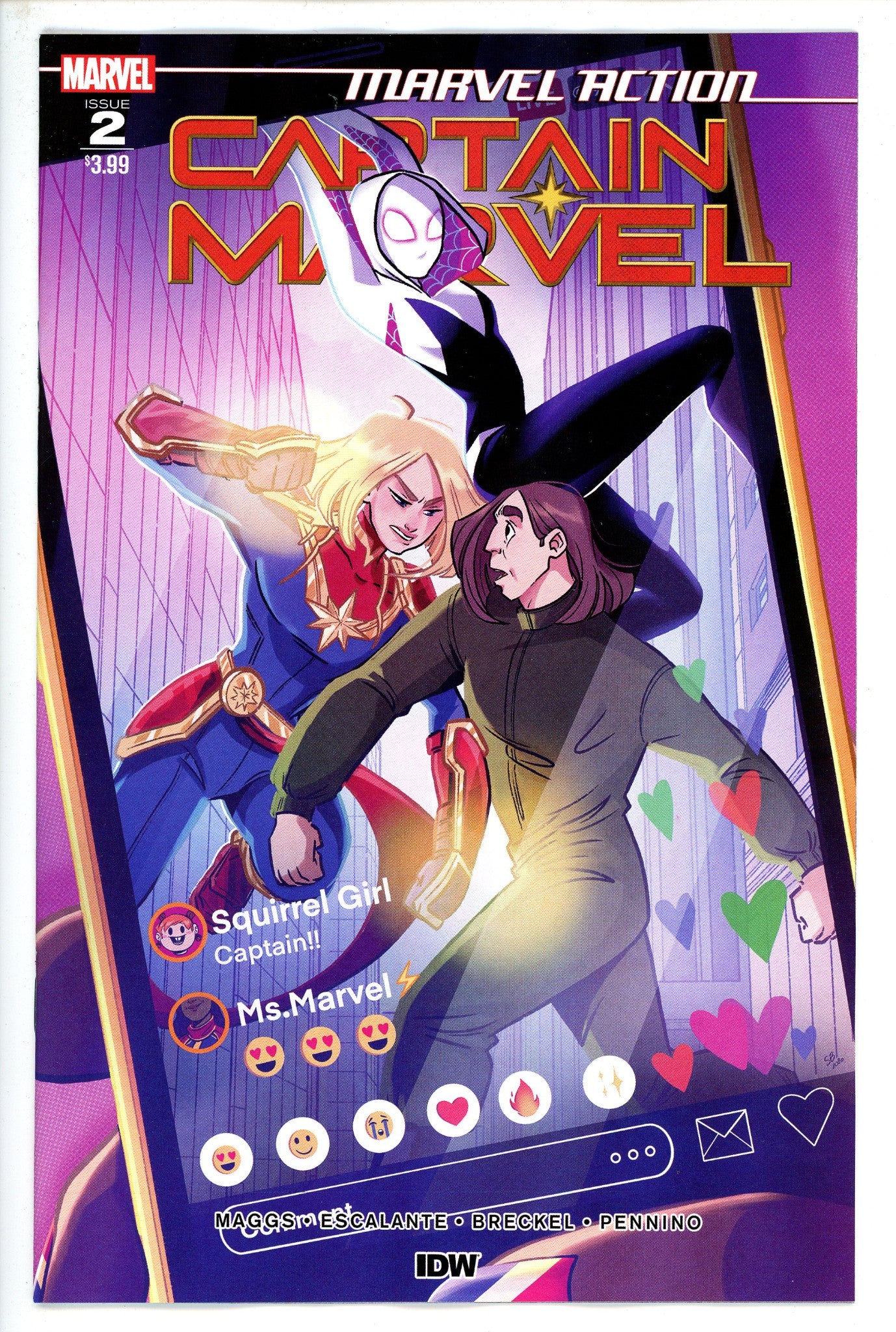 Marvel Action Captain Marvel 2-IDW-CaptCan Comics Inc
