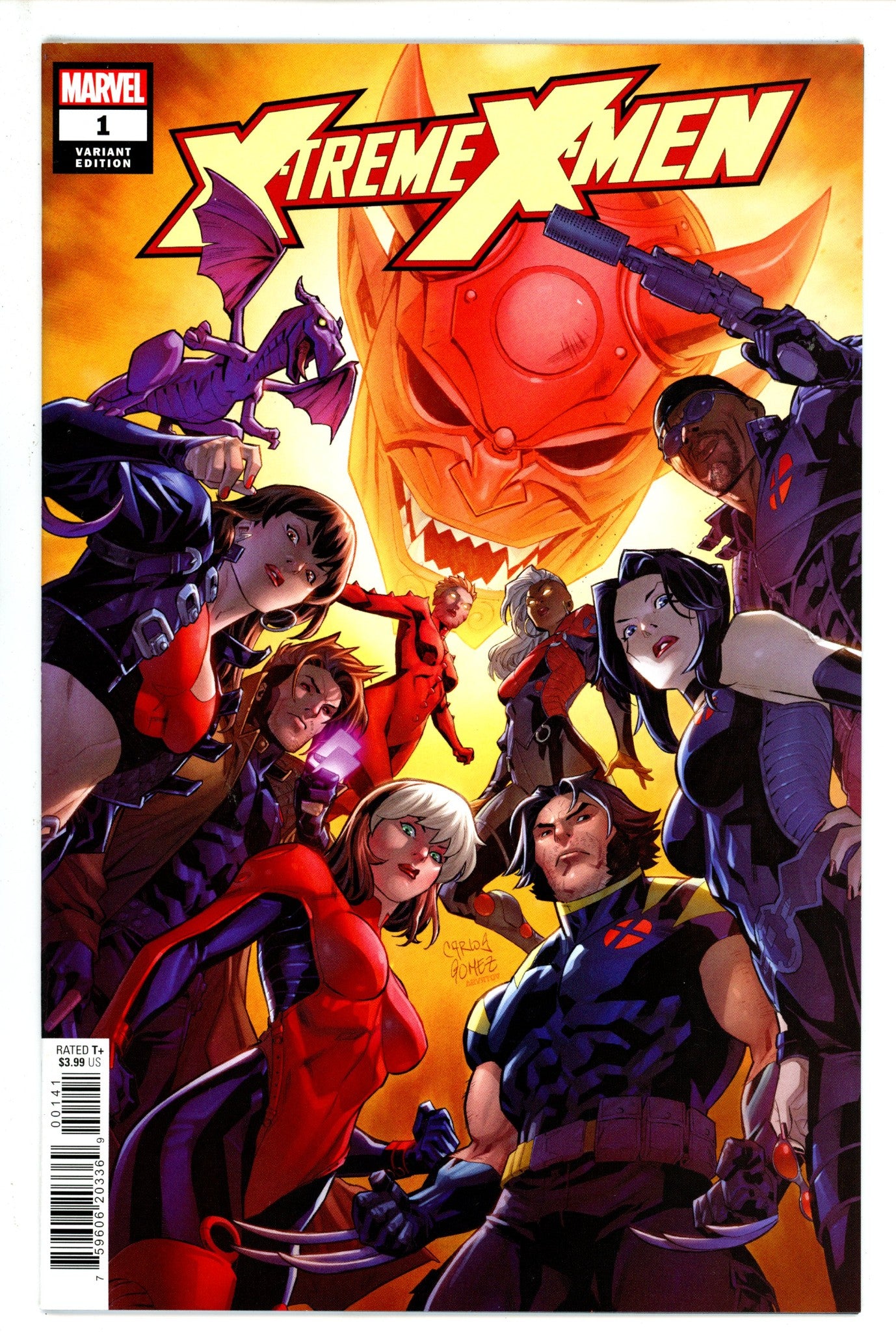 X-Treme X-Men Vol 3 1 Gomez Variant