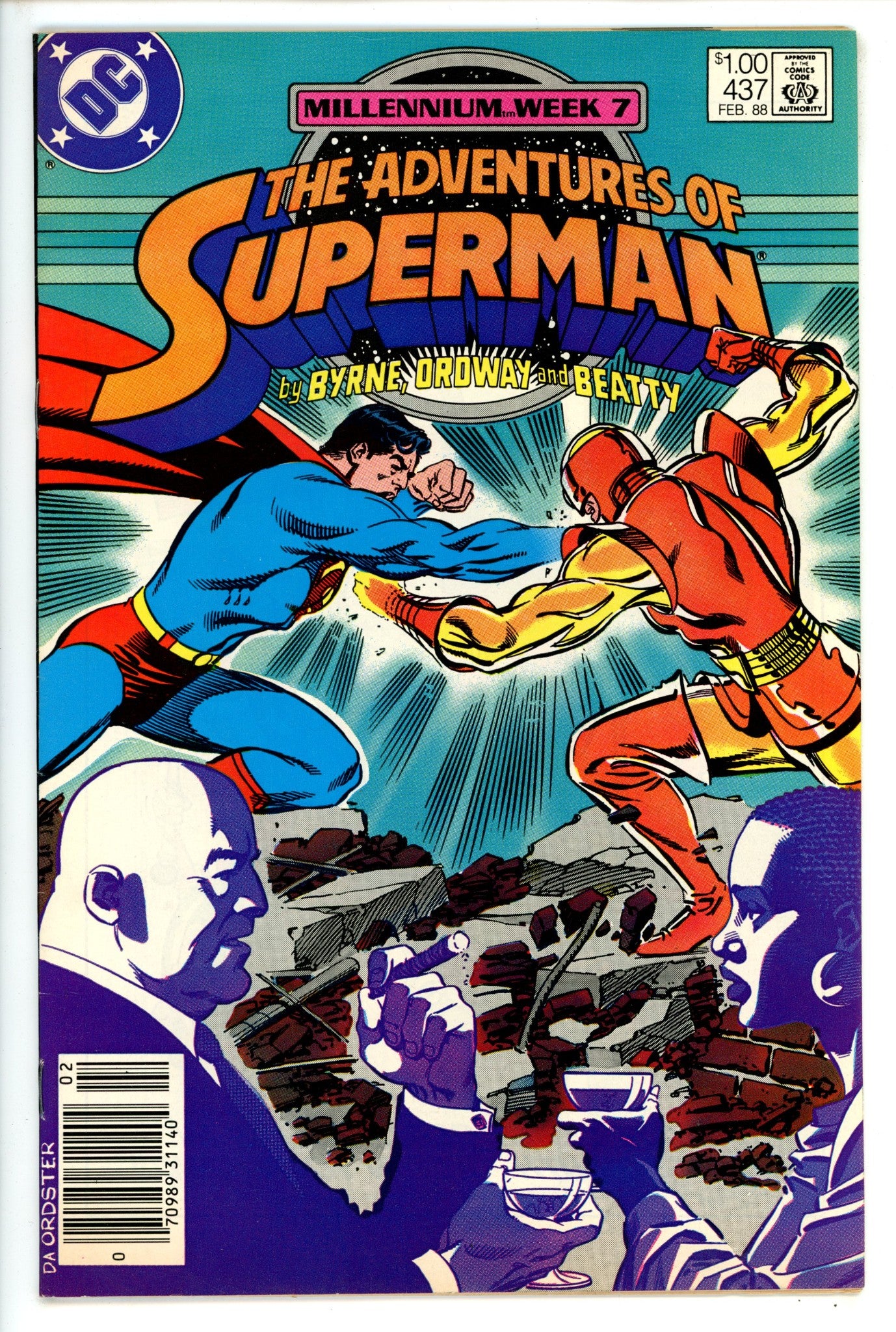 Adventures of Superman 437 Canadian VF+