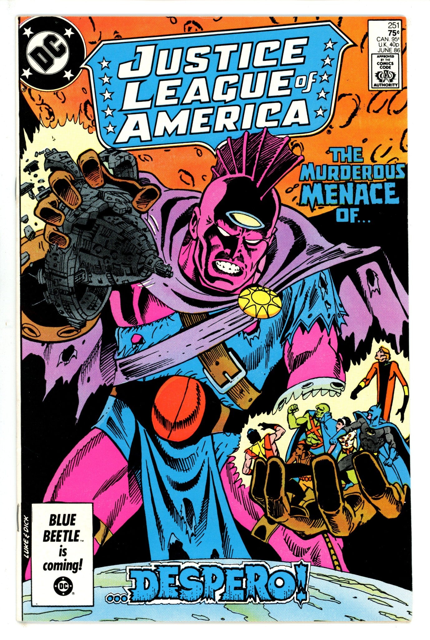 Justice League of America Vol 1 251 (1986)
