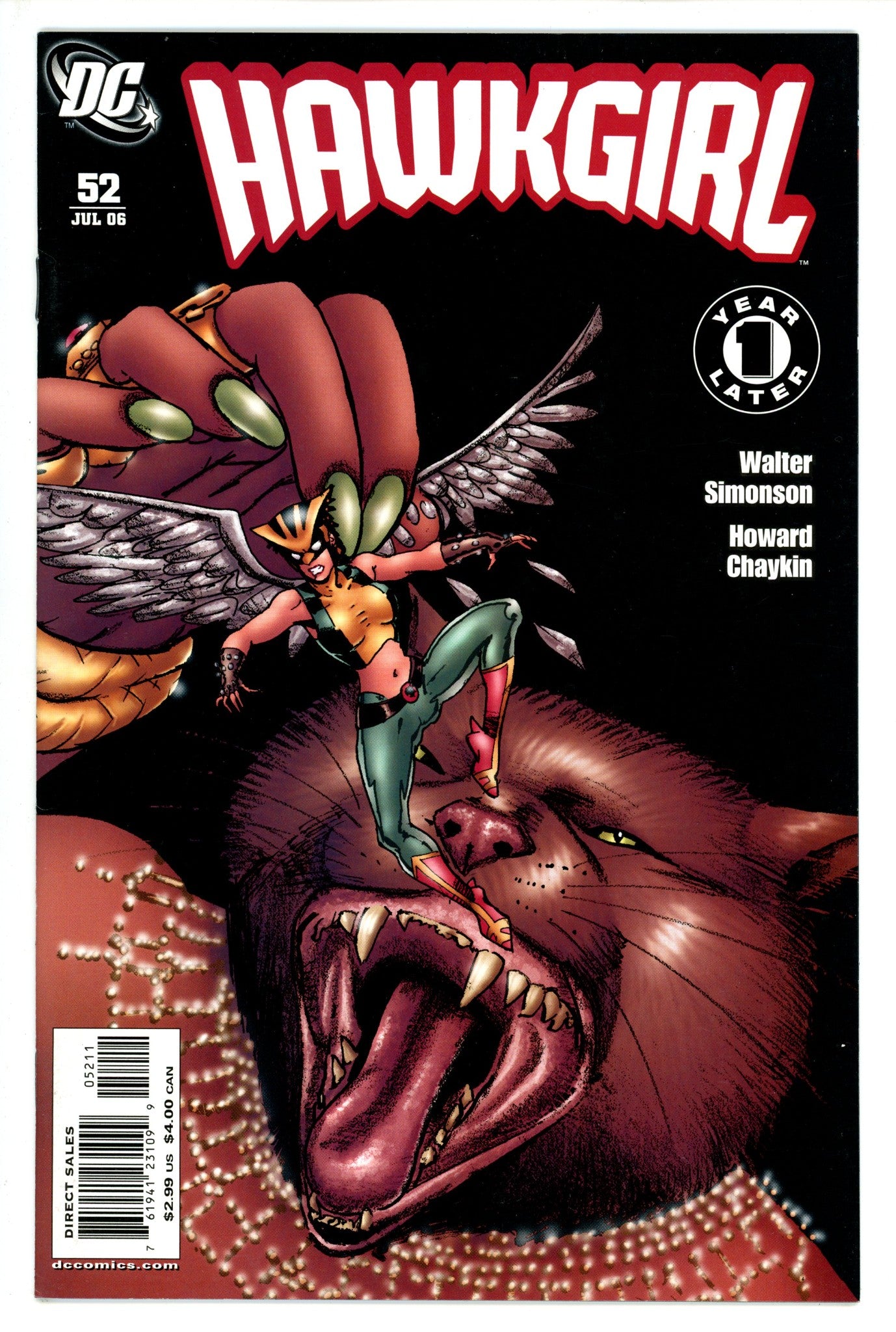 Hawkgirl Vol 1 52 (2006)