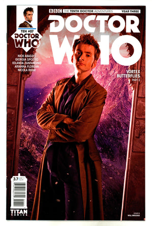 Doctor Who: The Tenth Doctor Adventures: Year Three 7 Brooks Variant