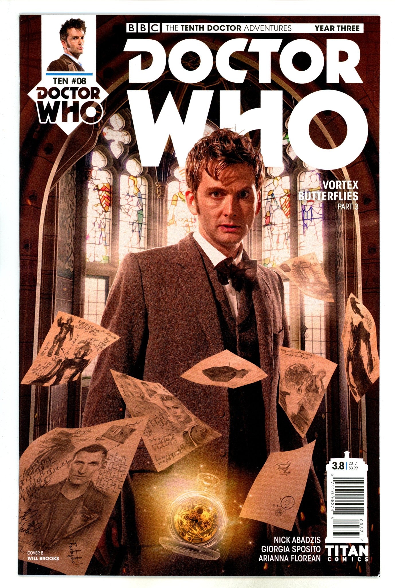 Doctor Who: The Tenth Doctor Adventures: Year Three 8 Brooks Variant