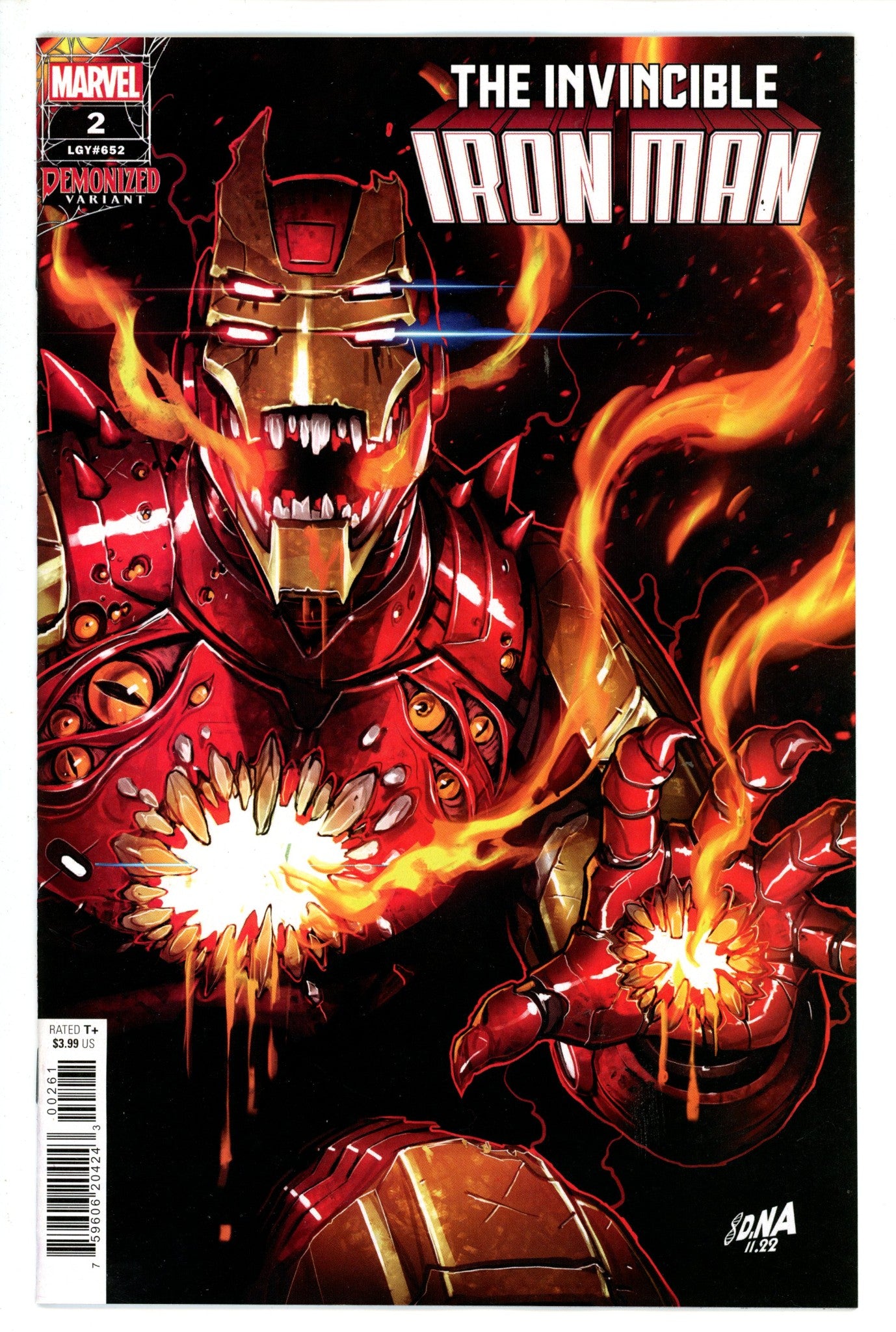 Invincible Iron Man Vol 4 2 Demonized Variant (2023)