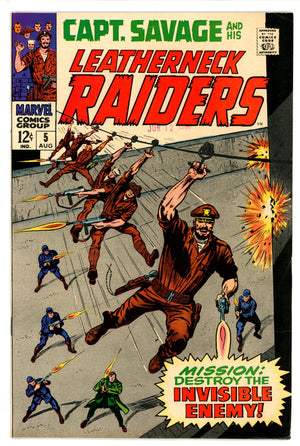 Capt. Savage and His Leatherneck Raiders 5 VF