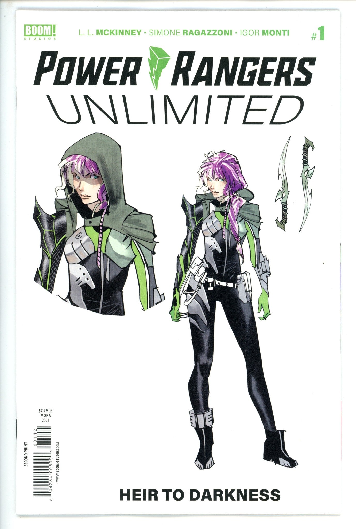 Power Rangers Unlimited Heir to Darkness 1 2nd Print-Boom-CaptCan Comics Inc