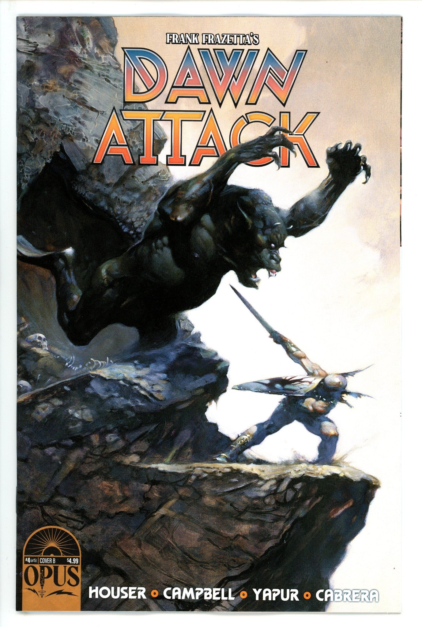 Frank Frazettas Dawn Attack 4 Frazetta Variant (2023)
