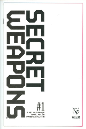 Secret Weapons 1 Blank Variant