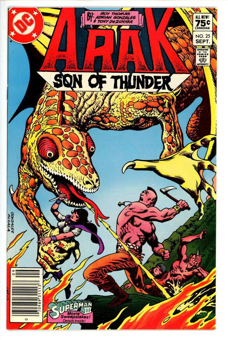 Arak / Son of Thunder 25 Canadian VF/NM