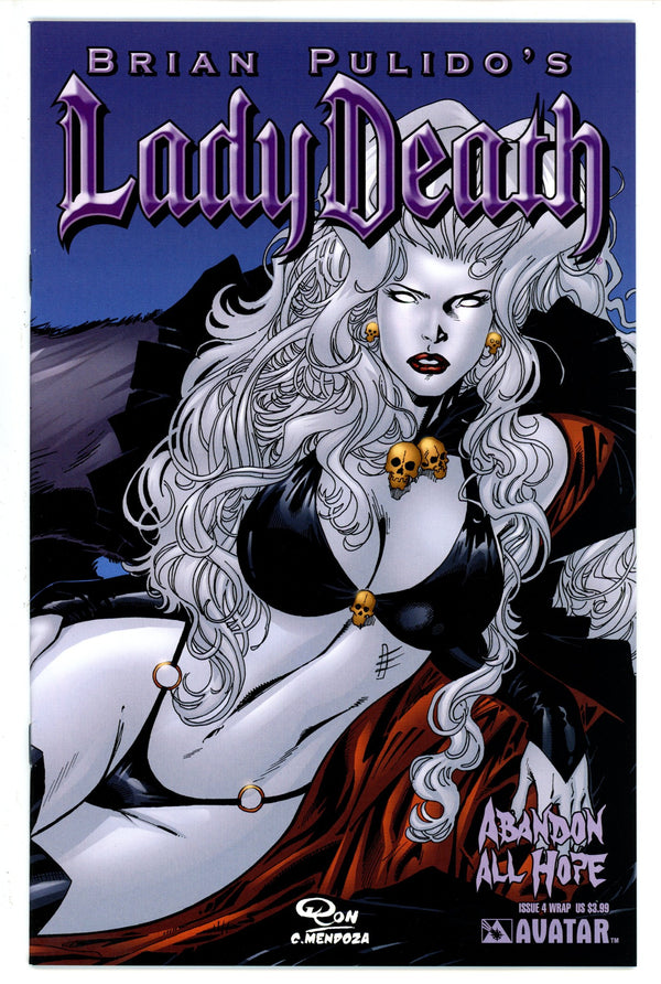 Lady Death Abandon All Hope 4 Mendoza Variant