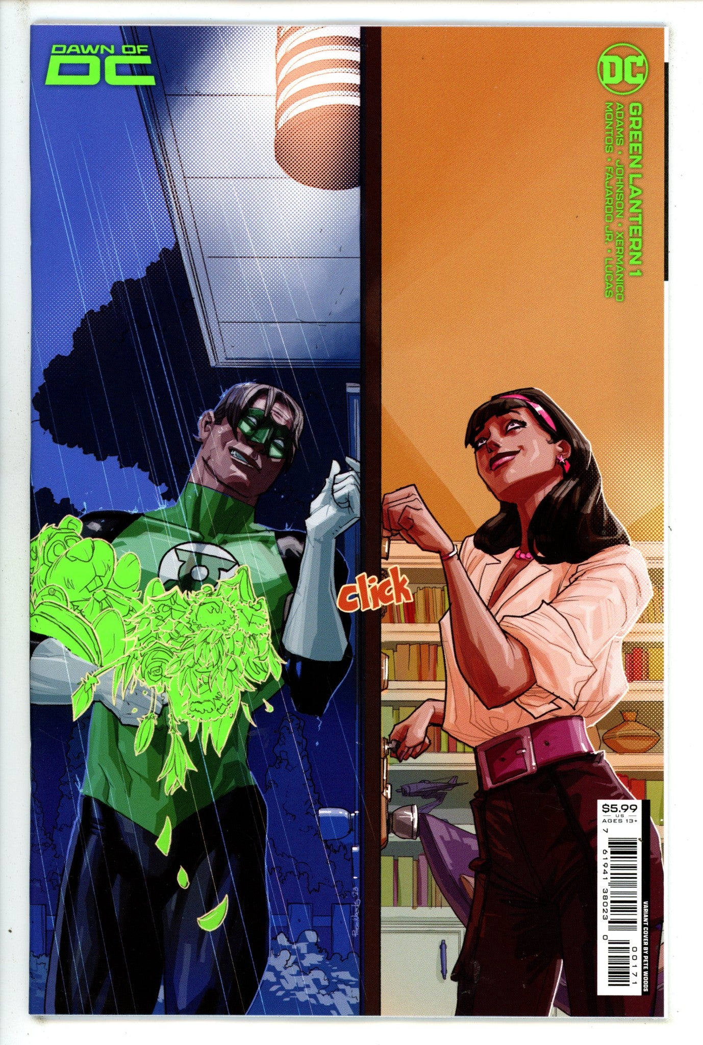 Green Lantern 1 Woods Variant (2023)