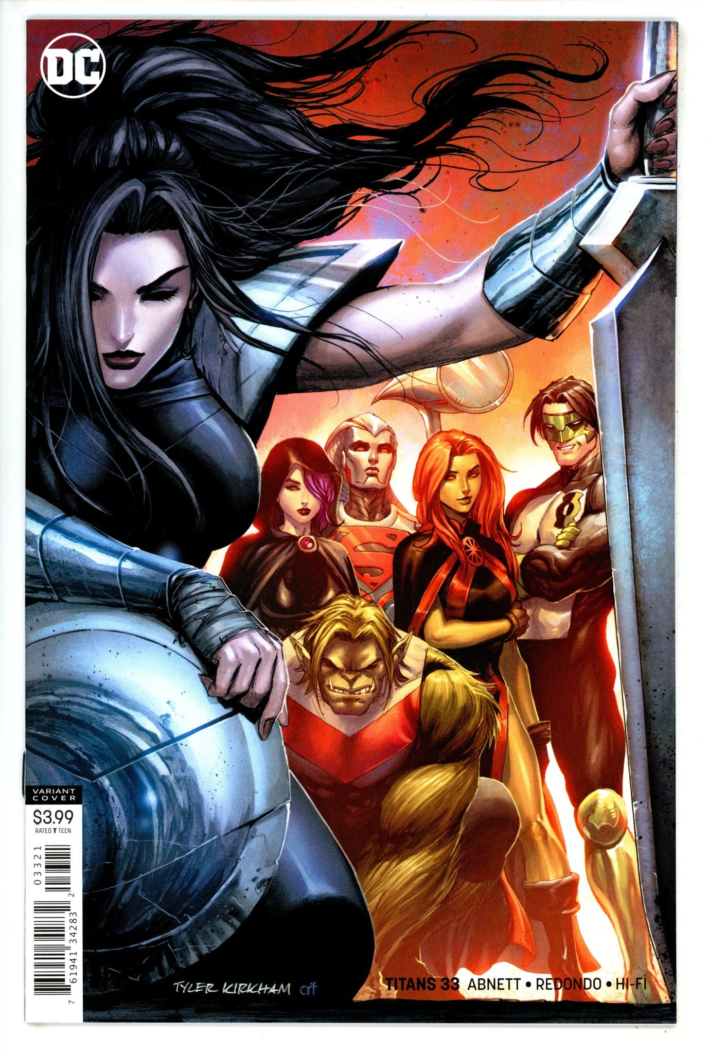 Titans Vol 3 33 Kirkham Variant