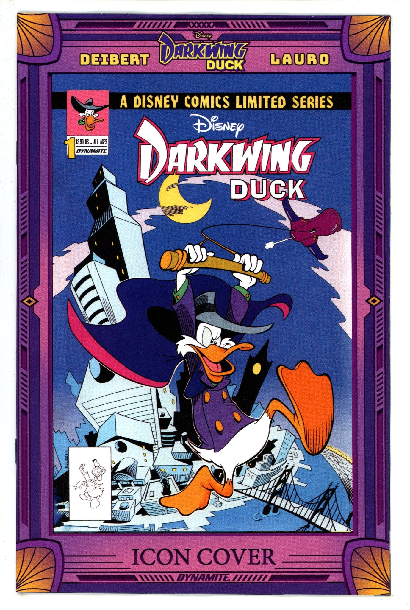 Darkwing Duck 1 Moore Modern Icon Incentive Variant (2023)
