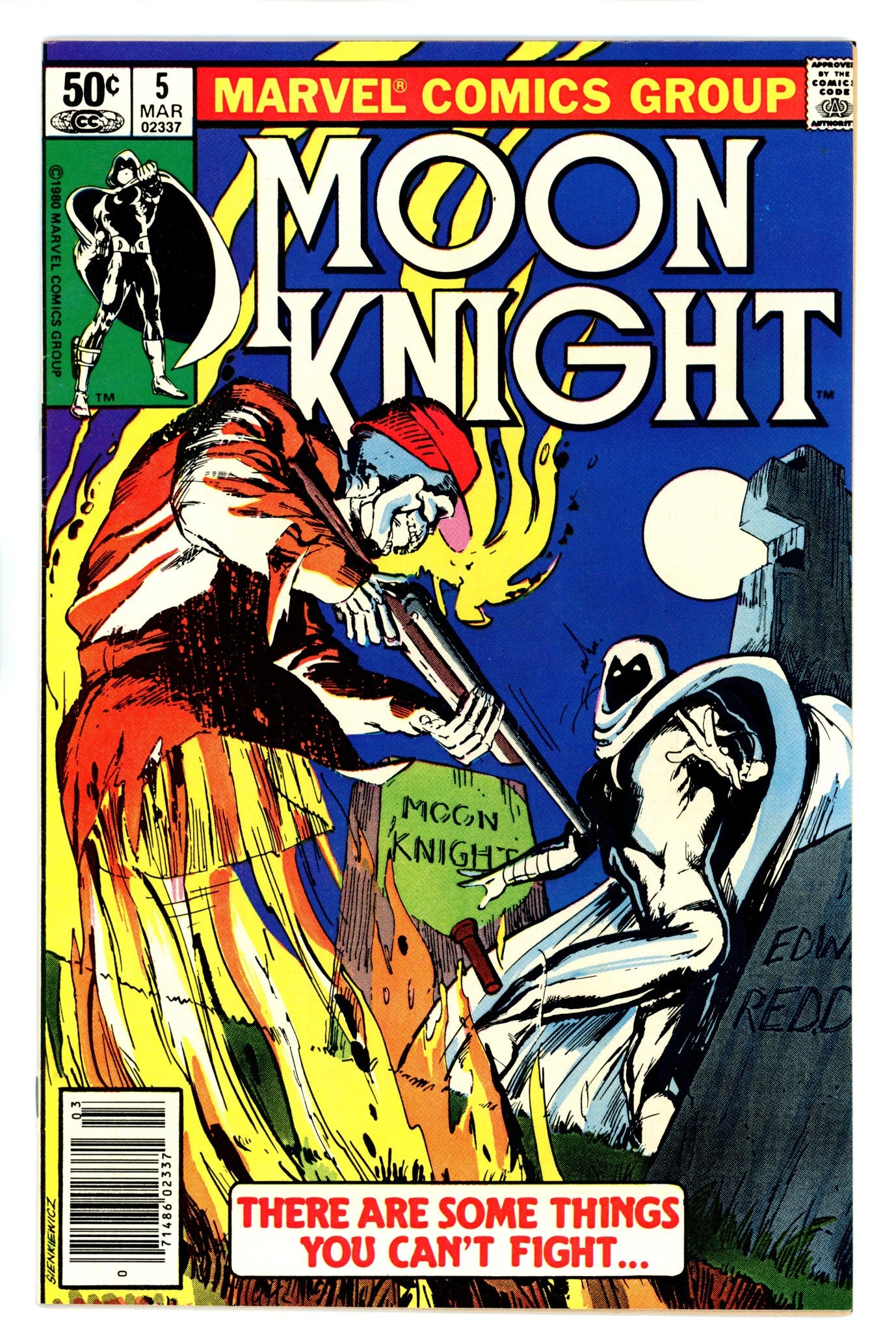 Moon Knight Vol 1 5 Newsstand VF/NM