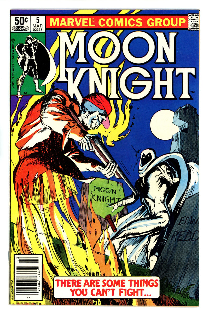Moon Knight Vol 1 5 Newsstand VF/NM