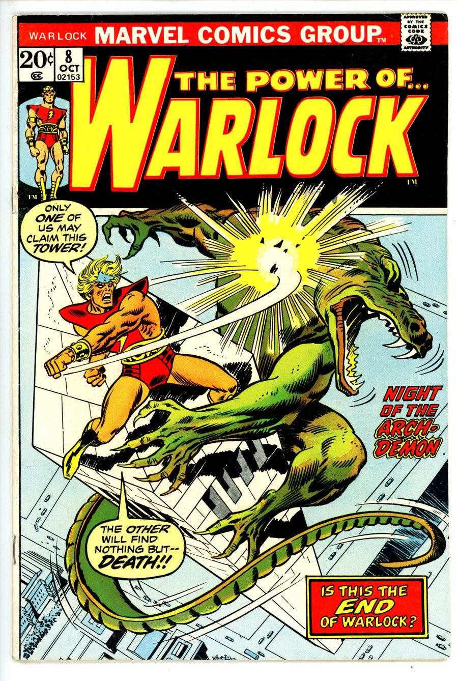 Warlock Vol 1 8 FN-