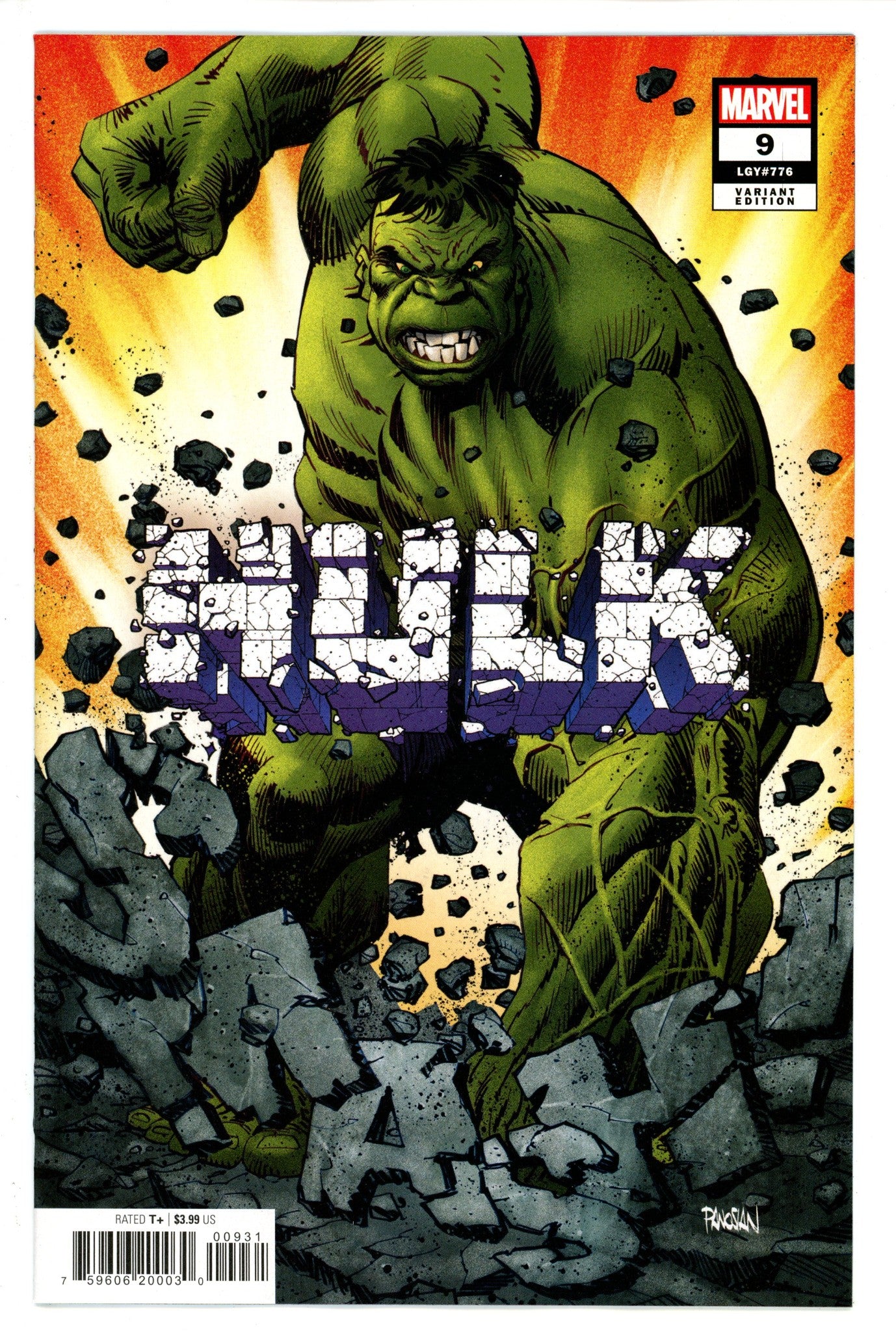 Hulk Vol 4 9 Panosian Variant NM- (2022)