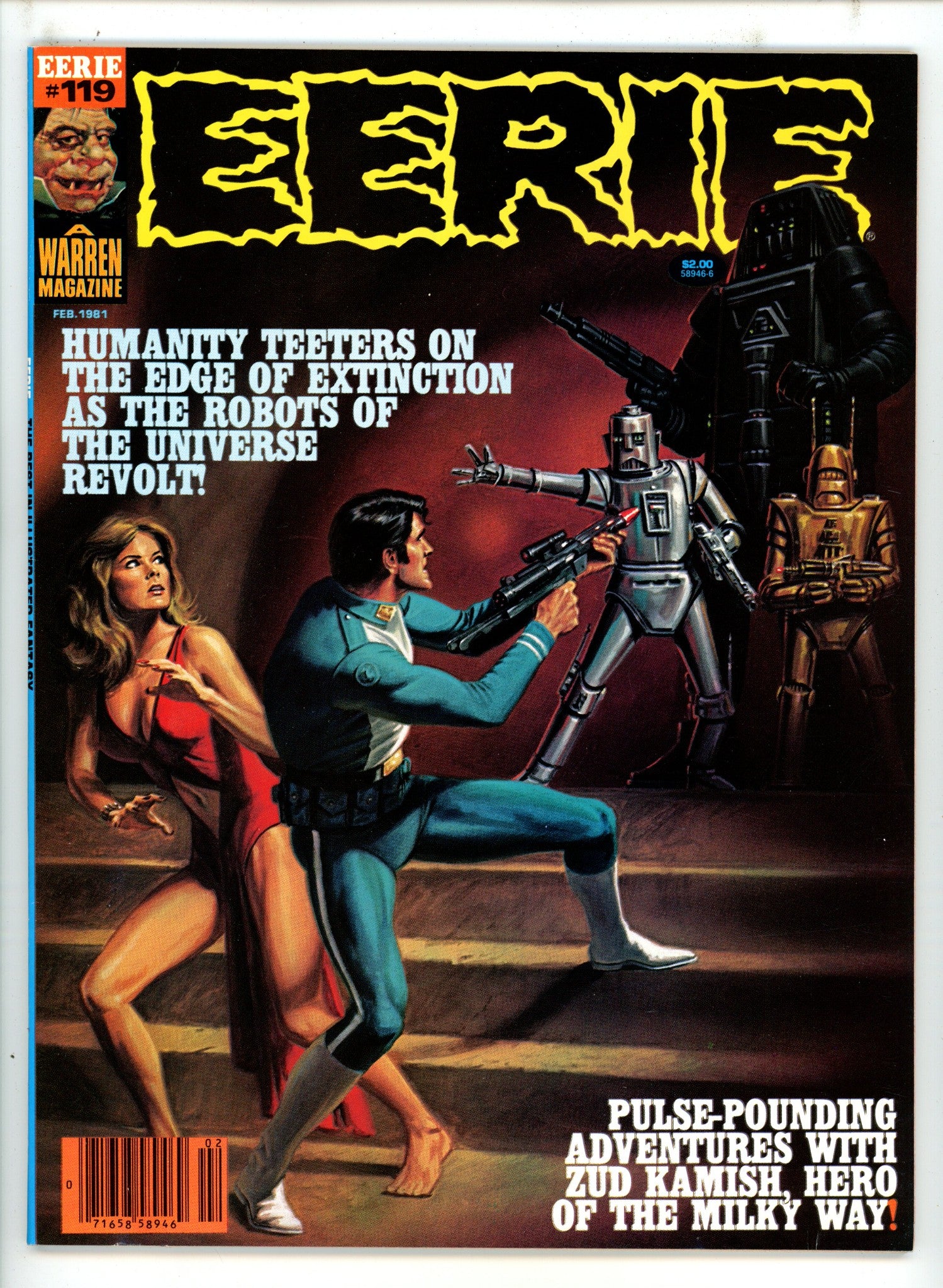 Eerie 119 Canadian Price Variant VF+ (1981)