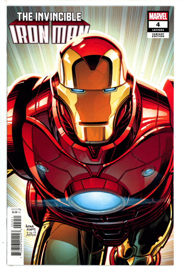 Invincible Iron Man Vol 4 4 Adams Incentive Variant NM- (2023)