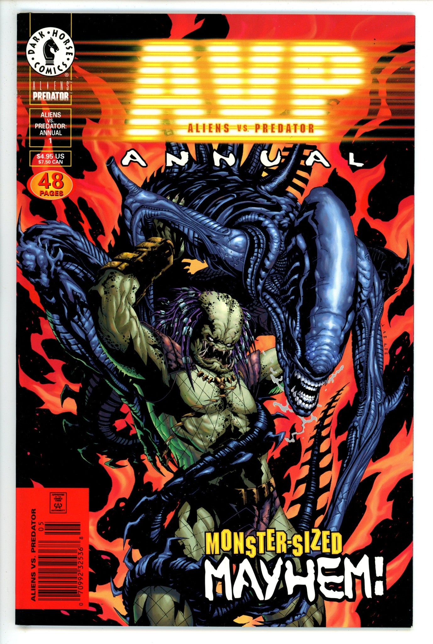 Aliens vs. Predator Annual 1 Newsstand NM- (1999)