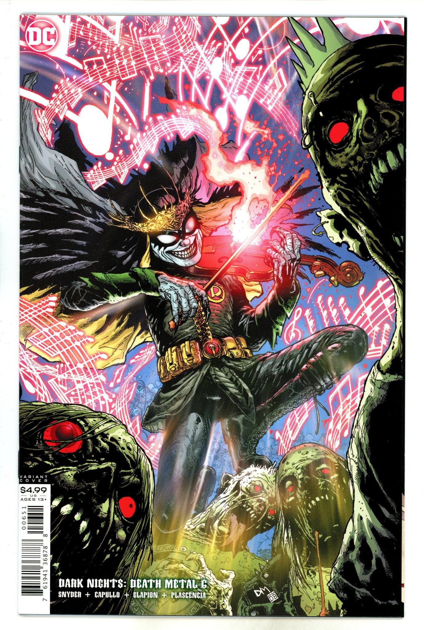 Dark Nights: Death Metal 6 Mahnke Variant NM+