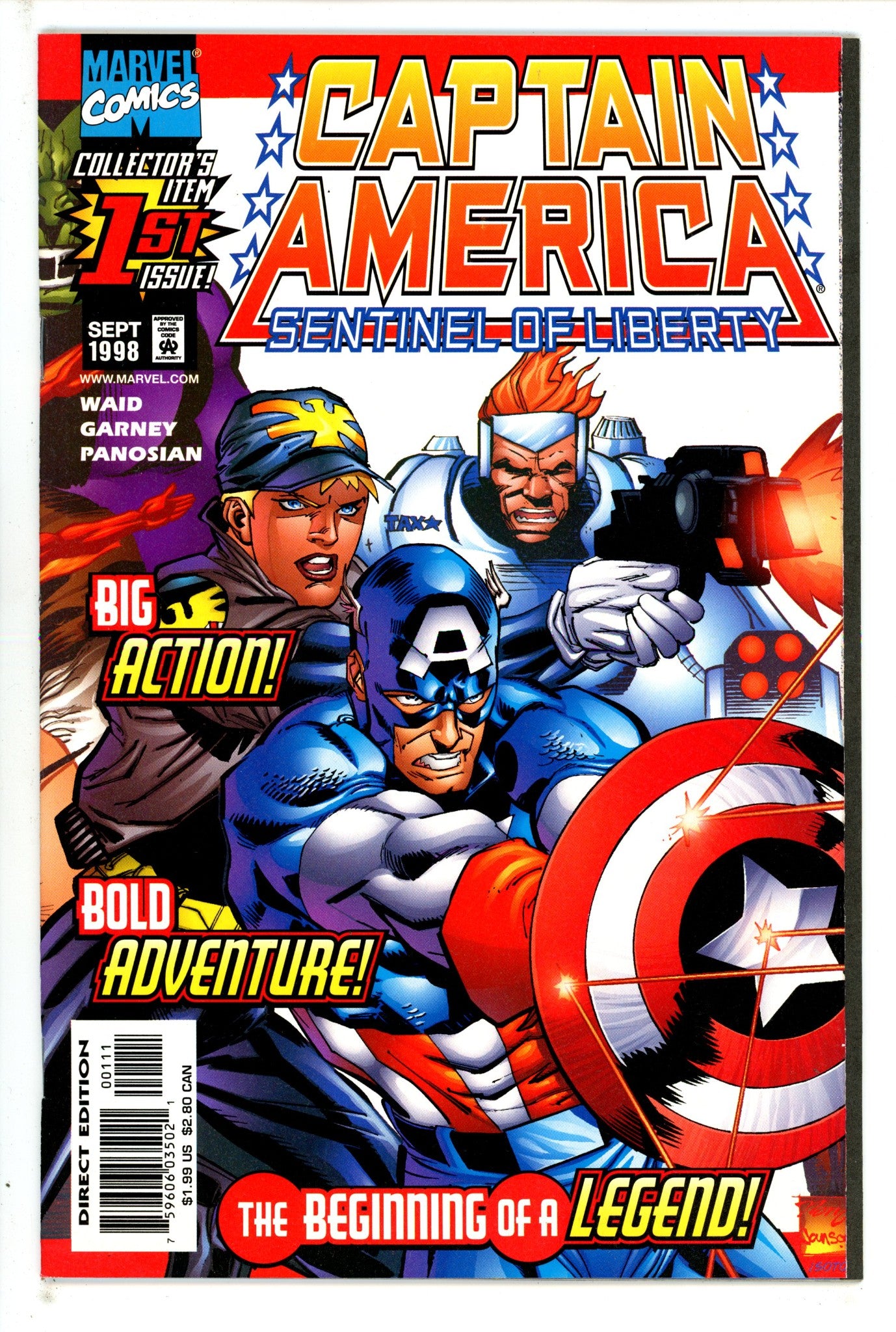 Captain America: Sentinel of Liberty Vol 1 1 (1998)