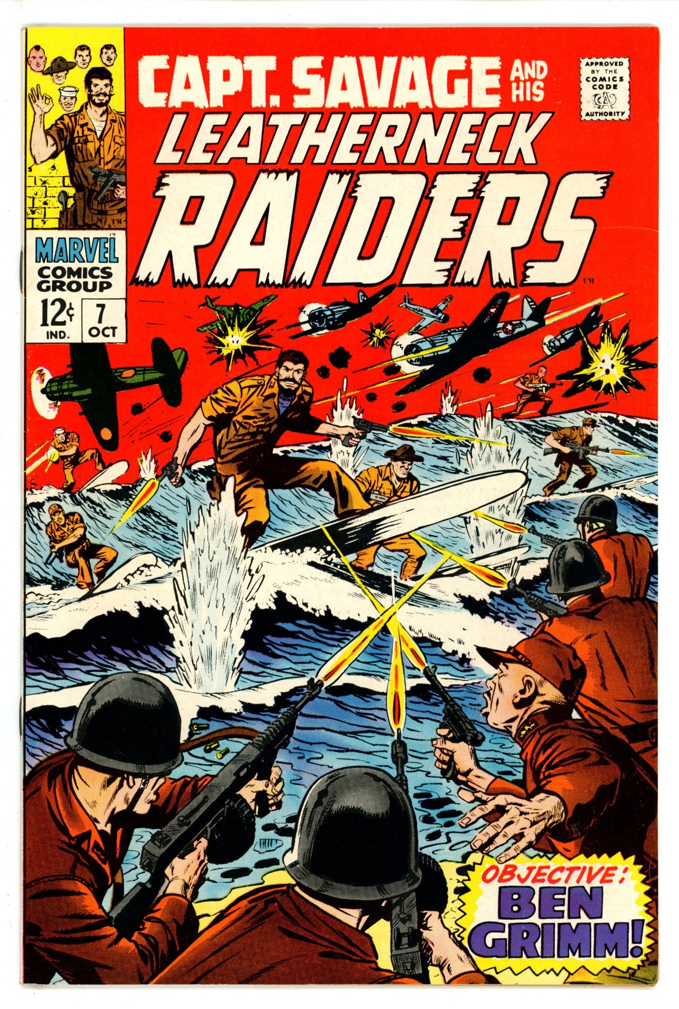 Capt. Savage and His Leatherneck Raiders 7 VF+
