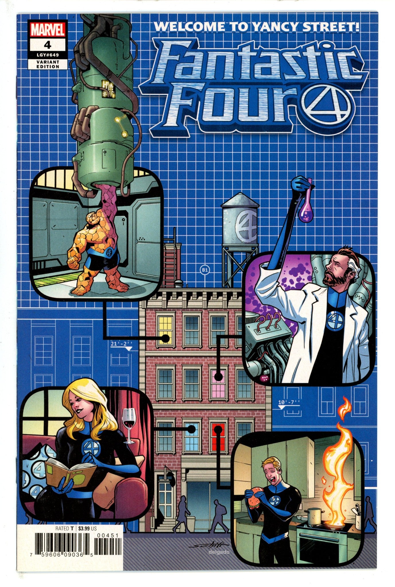 Fantastic Four Vol 6 4 Schiti Variant (2018)