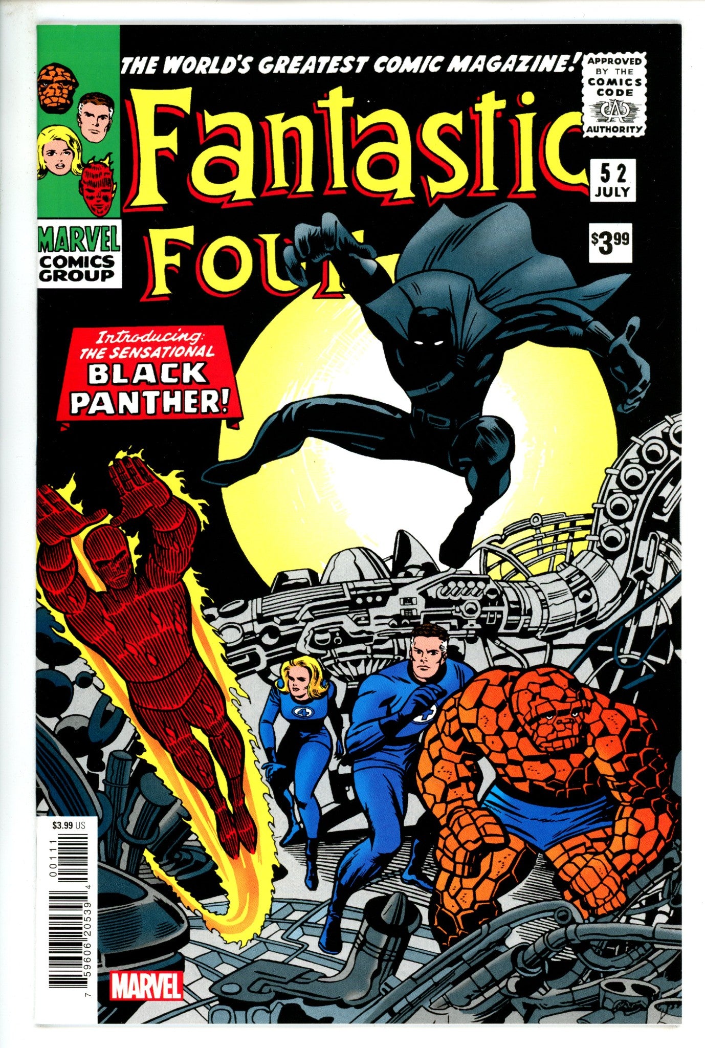 Fantastic Four Vol 1 52 Facsimile Variant
