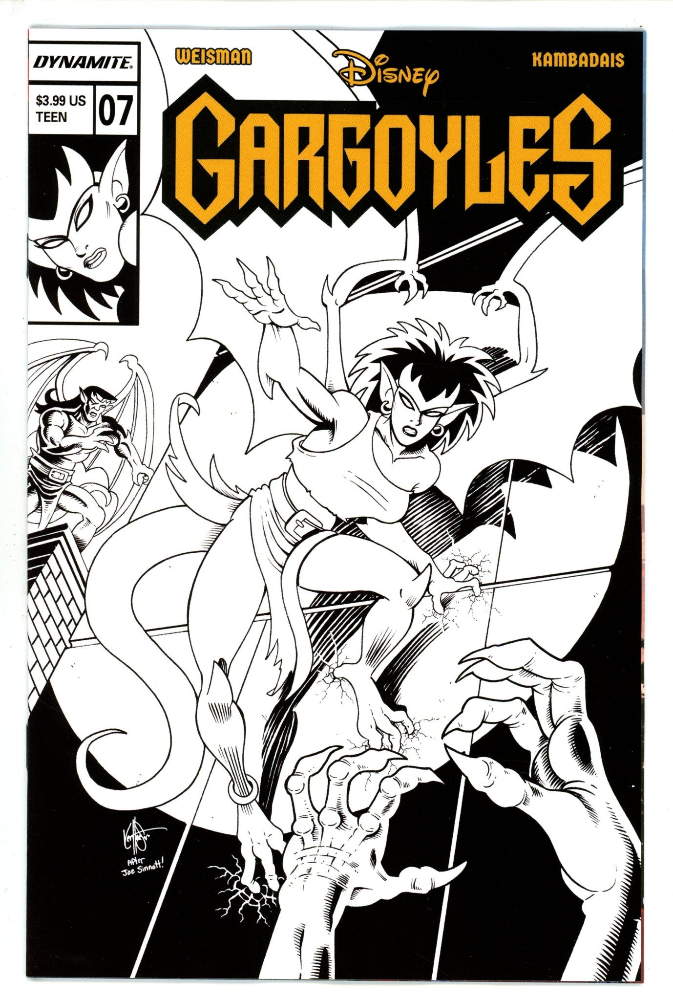 Gargoyles 7 Haeser Homage Incentive Variant (2023)