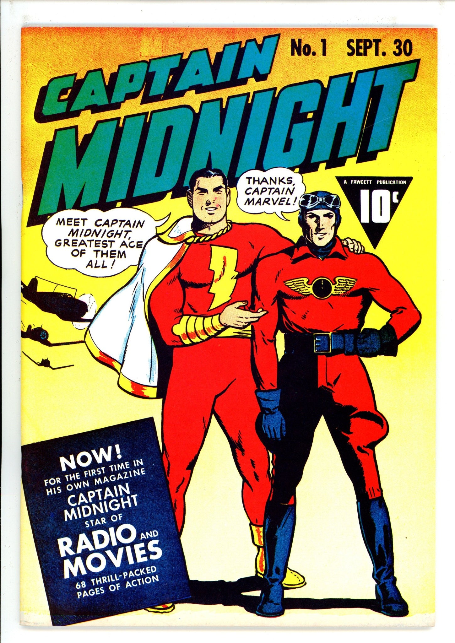 Captain Midnight 1 Reprint FN/VF