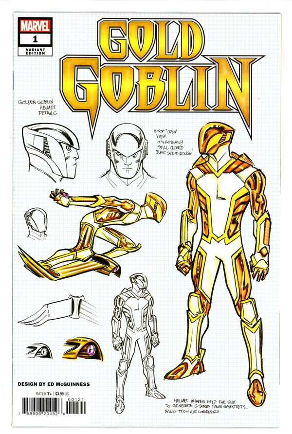 Gold Goblin 1 McGuinness Design Variant NM-