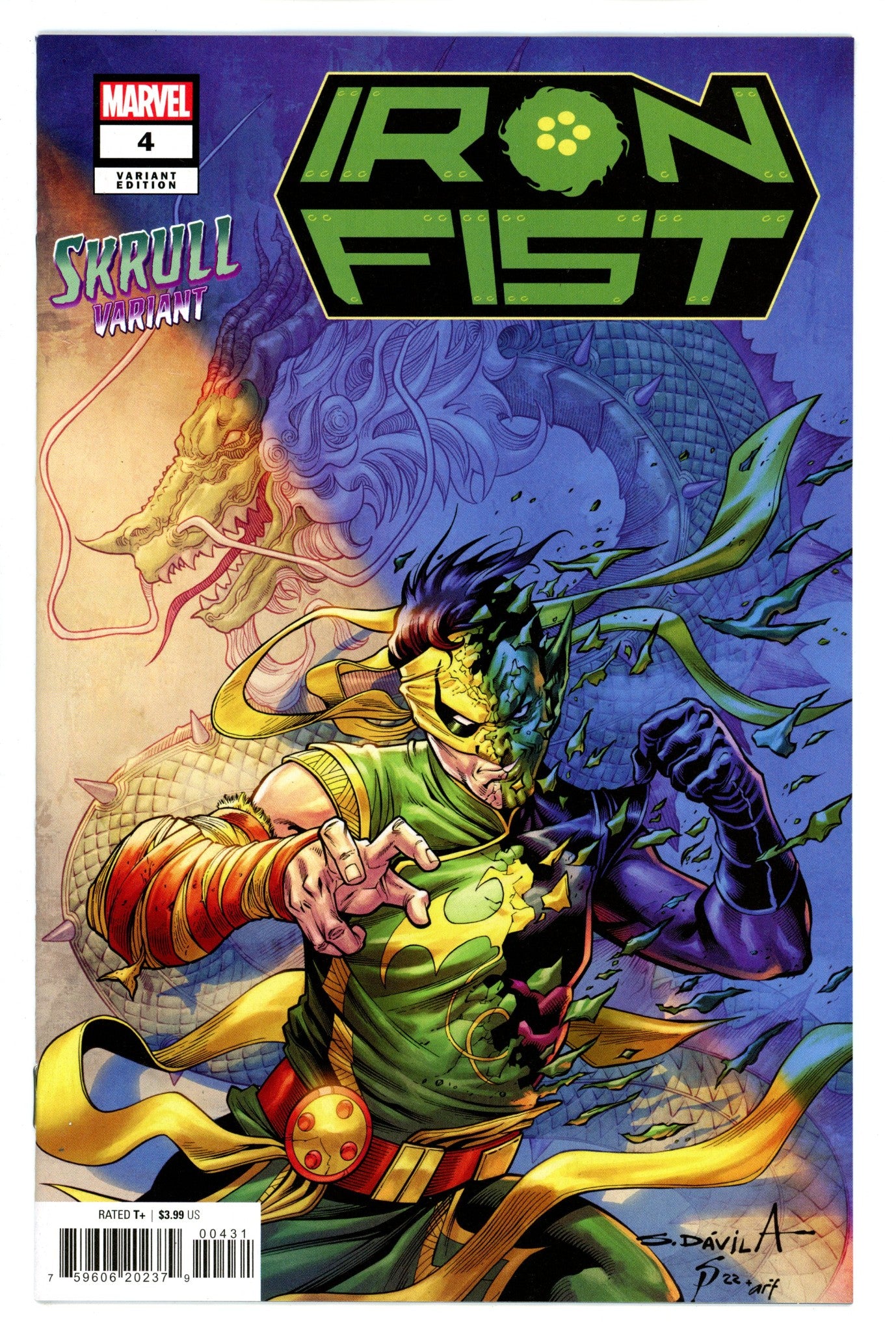 Iron Fist Vol 6 4 Davila Variant (2022)