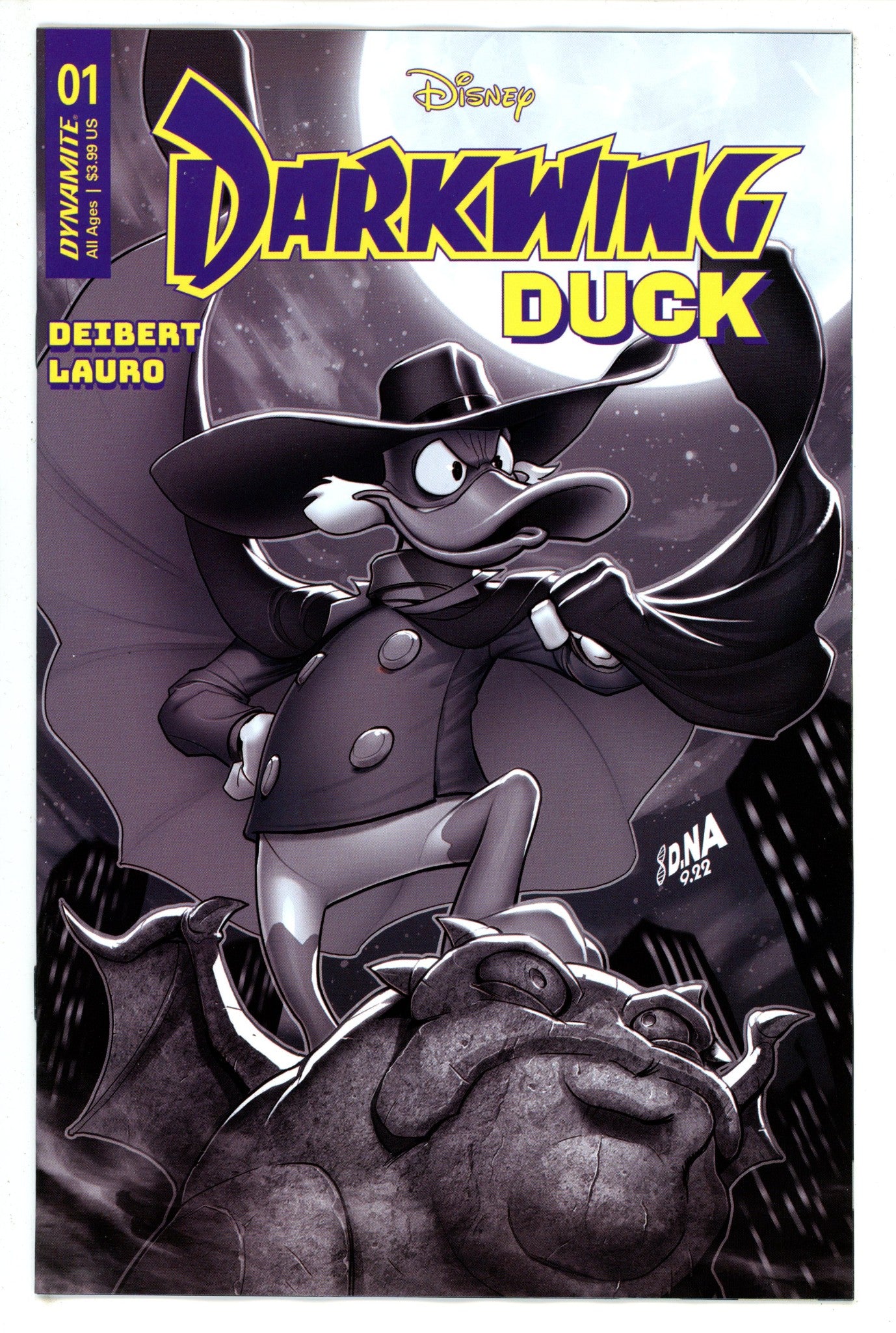 Darkwing Duck 1 Nakayama B&W Incentive Variant (2023)