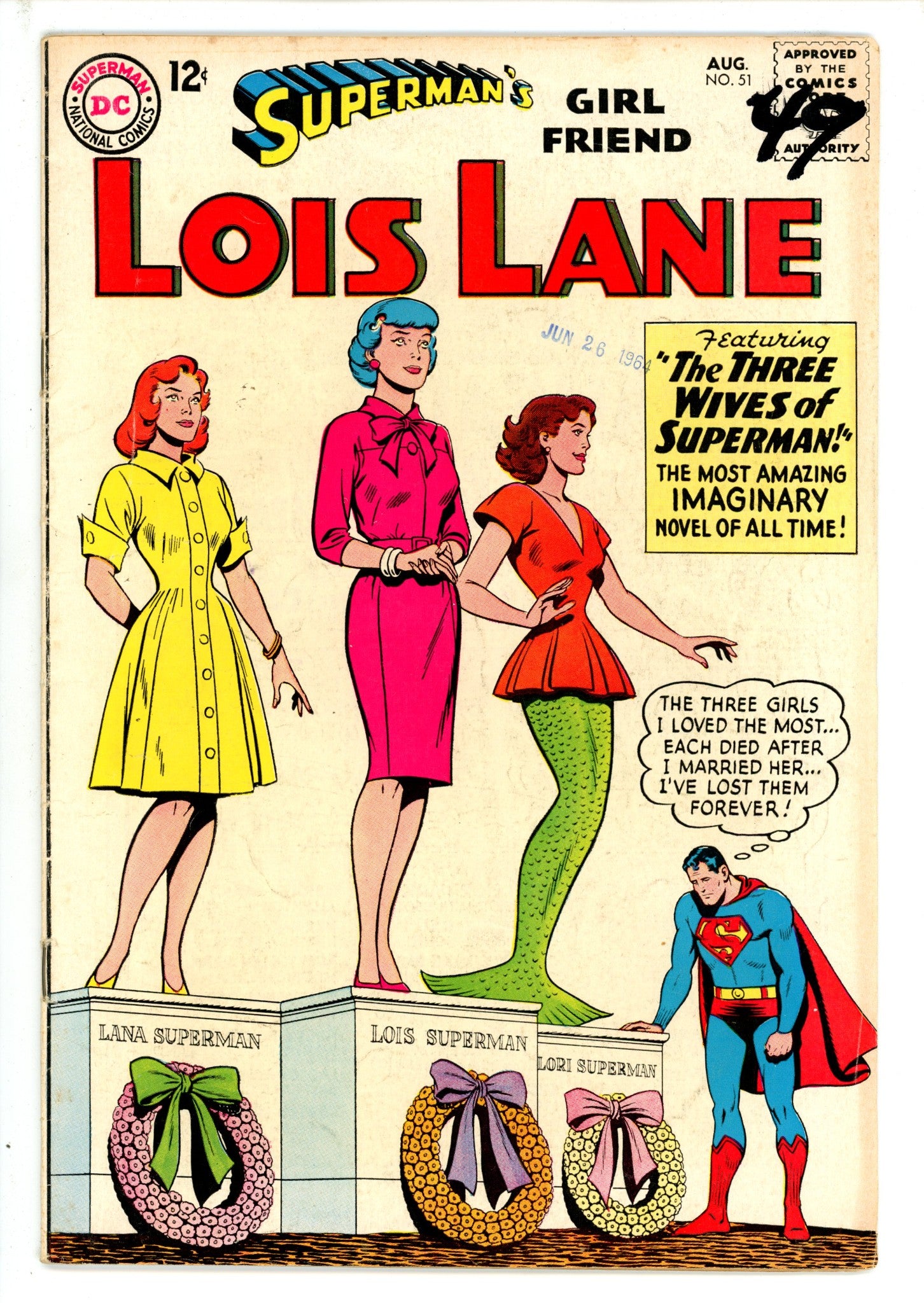 Superman's Girl Friend, Lois Lane 51 VG+ (1964)