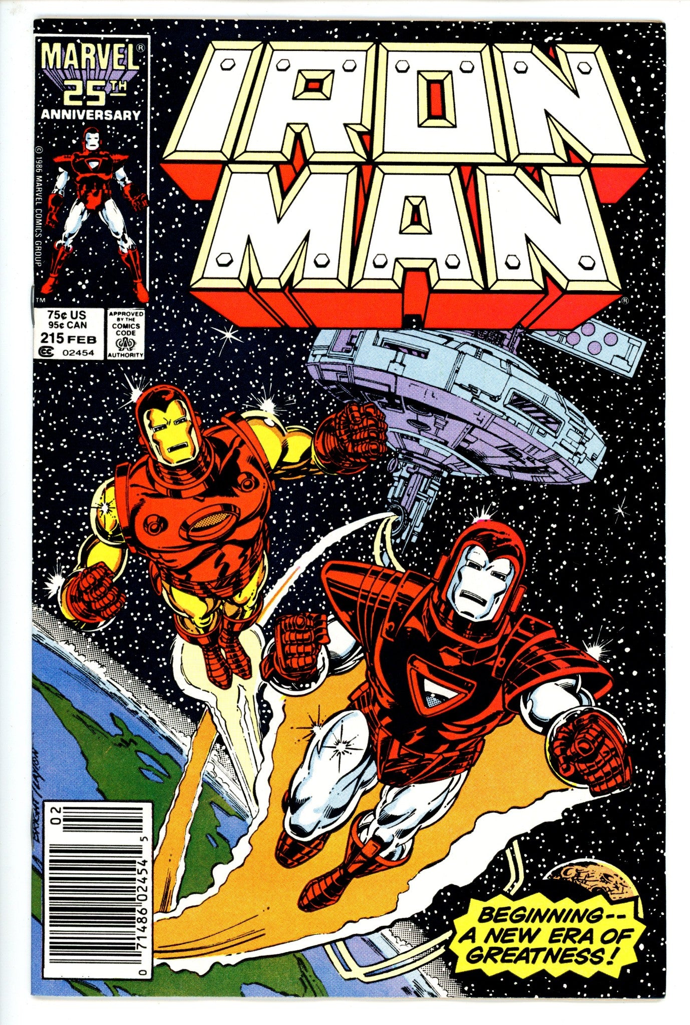Iron Man Vol 1 215 Newsstand