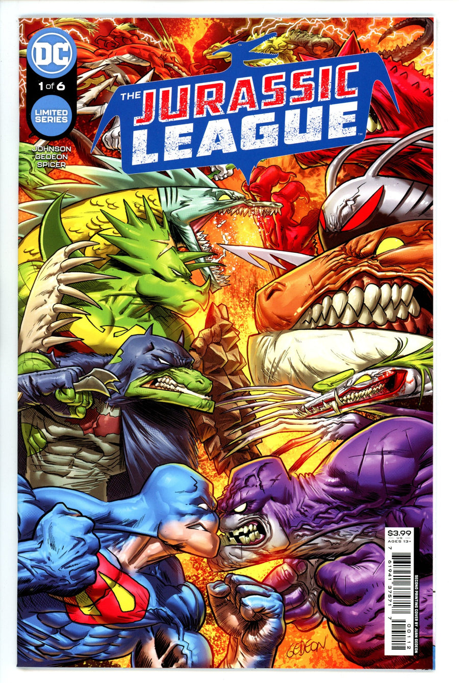 Jurassic League 1 2nd Print (2022)