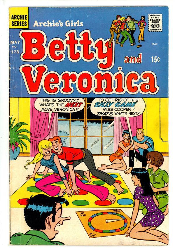 Archie's Girls Betty and Veronica 173 VG+ (1970)